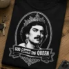 Tricou cu un motiv punk regal – God Save The Queen – tricou amuzant cu mesaj