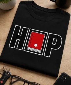 Tricou pentru cititorului – Hop – tricou amuzant cu mesaj