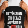 Șorț amuzant Nu te îngrijora știu ce fac, cadou haios cu mesaj pentru bucătărie sau grătar