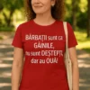 Tricou amuzant Bărbații ca găinile cu mesaj haios pentru cadou