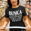 Tricou amuzant Bunica încalcă regulile cu mesajul BUNICA ÎNCALCĂ TOATE REGULILE, PE CARE LE A STABILIT ACUM 30 DE ANI.