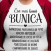 Tricou amuzant Cea mai bună bunică cu mesaj haios pentru cadou