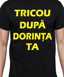Tricou amuzant După dorința ta, cadou de zi de naștere pentru prieten cu simțul umorului
