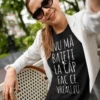 Tricou amuzant Fac ce vreau eu cu mesajul NU MĂ BATEȚI LA CAP FAC CE VREAU EU