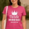 Tricou amuzant Garda miresei cu imprimeu Garda MIRESEI, ideal pentru petrecerea burlăcițelor