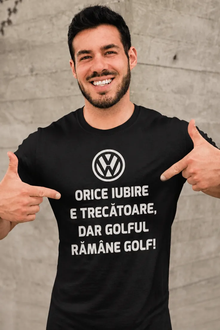 Tricou amuzant Golf iubire trecătoare cu mesaj haios pentru pasionații de golf