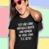 Tricou amuzant Mătușa beată și însetată cu mesaj haios pentru cadou