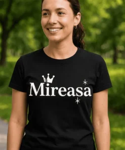 Tricou amuzant Mireasă cu coroniță cu mesajul Mireasa