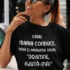 Tricou amuzant Navigația vorbește cu nume personalizat cu mesaj haios pentru șoferi
