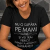 Tricou amuzant Nu o supăra pe mami cu mesaj haios pentru cadou
