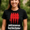 Tricou amuzant Petrecere burlăcițe cu nume personalizat pentru gașca miresei