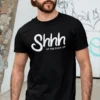 Tricou amuzant Taci din gură cu mesajul Shhh UT THE FUCK UP