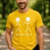 Tricou amuzant Te susțin cu mesajul i got your back! imprimat frontal