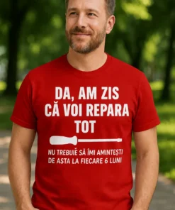 Tricou amuzant Voi repara tot cu mesaj haios pentru cadou