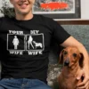 Tricou amuzant Your wife my wife cu text Malcolm James BALFOUR Singer YOUR MY WIFE WIFE