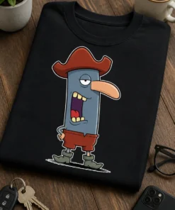 Tricou amuzant – Tricou Captain K’Nuckles – tricou amuzant cu mesaj
