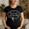 Tricou de gravidă Tati e cel mai tare cu mesajul TATI AL MEU E CEL MAI TARE!!