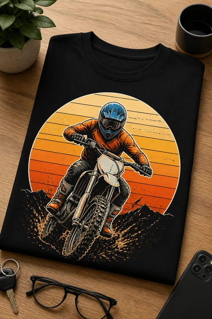 Tricou amuzant – Tricou Downhill Bike – tricou amuzant cu mesaj
