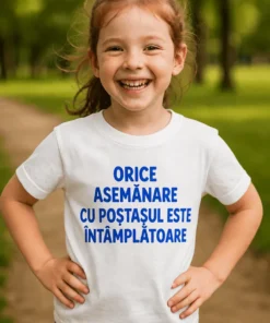 Tricou pentru copii Asemănare cu poștașul cu mesaj amuzant imprimat