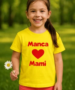 Tricou pentru copii Pentru mami cu nume personalizat, cadou haios pentru mama